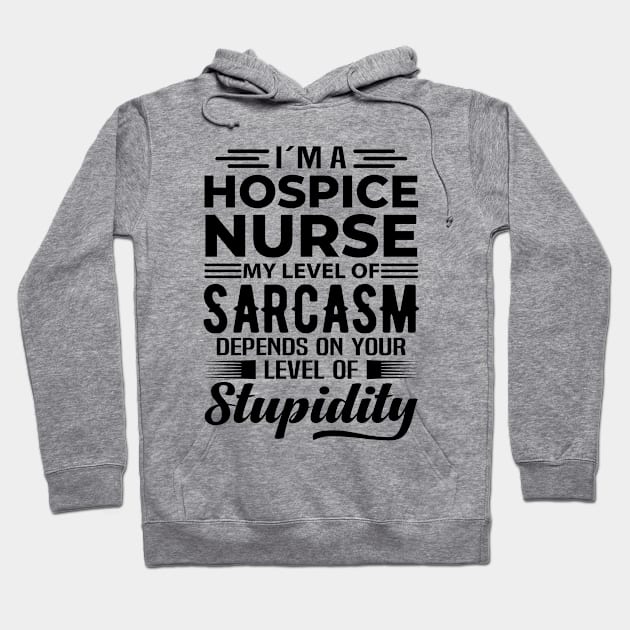 I'm A Hospice Nurse Hoodie by Stay Weird